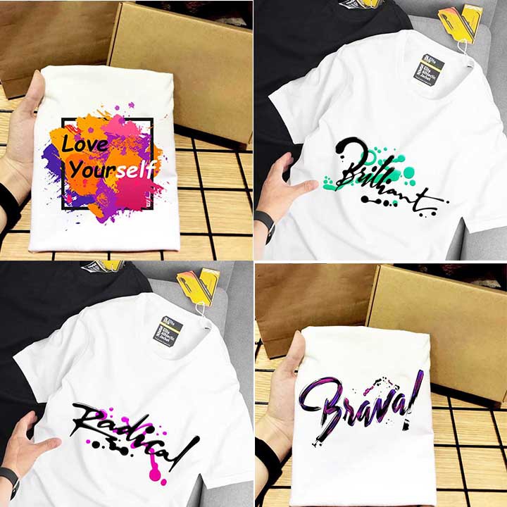 Áo thun unisex oversize tay lỡ DHL thun nam nữ form rộng oversize phong cách ulzzang tee basic