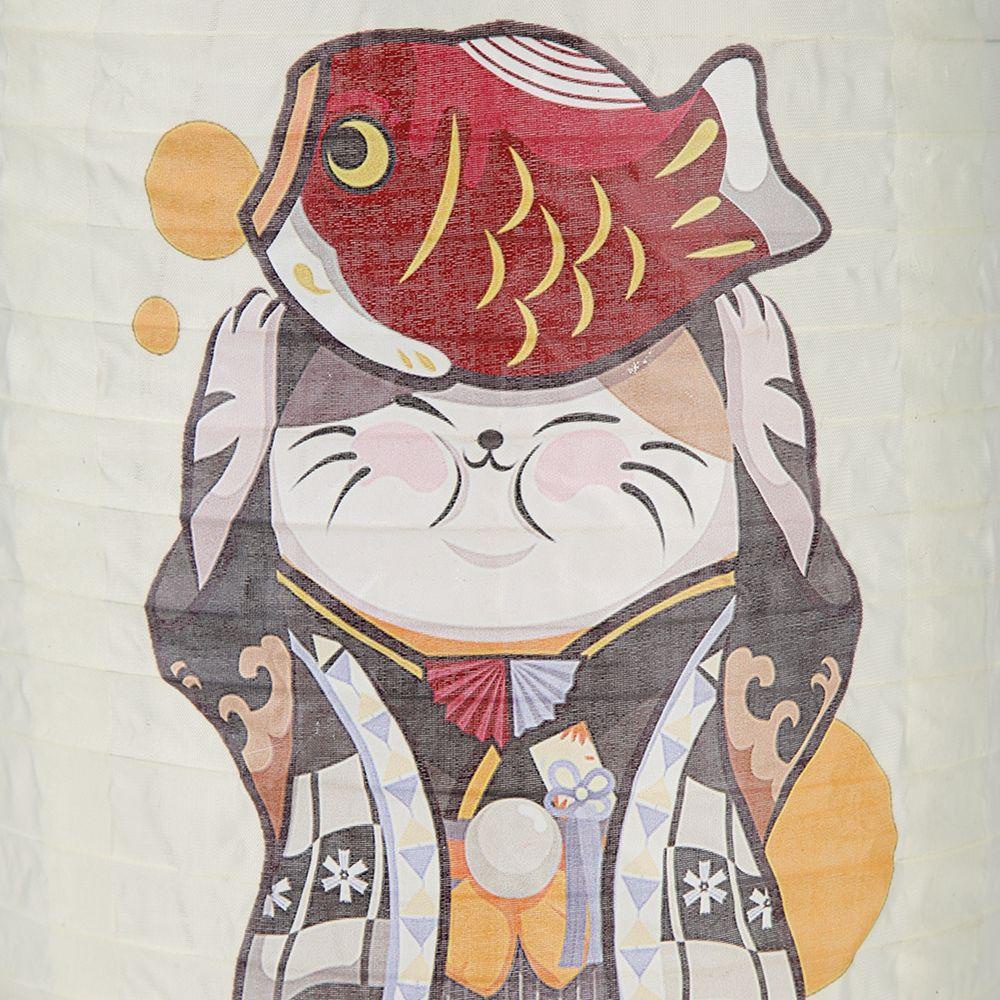 1 Lồng Đèn Lụa Cuisine Treo Trang Trí Nhà Hàng Phong Cách Nhật Bản