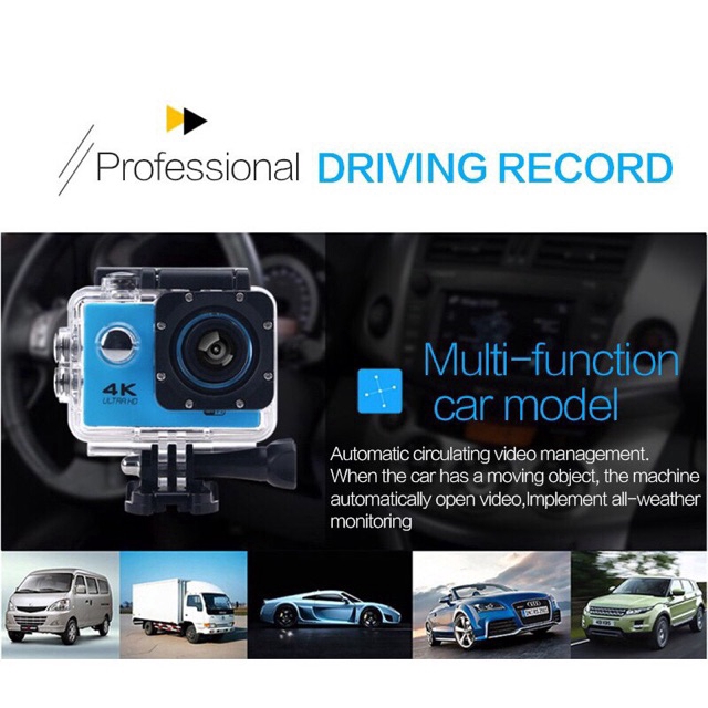 Camera thể thao chống nước 4K HD 2.0 Inch APP
 | BigBuy360 - bigbuy360.vn