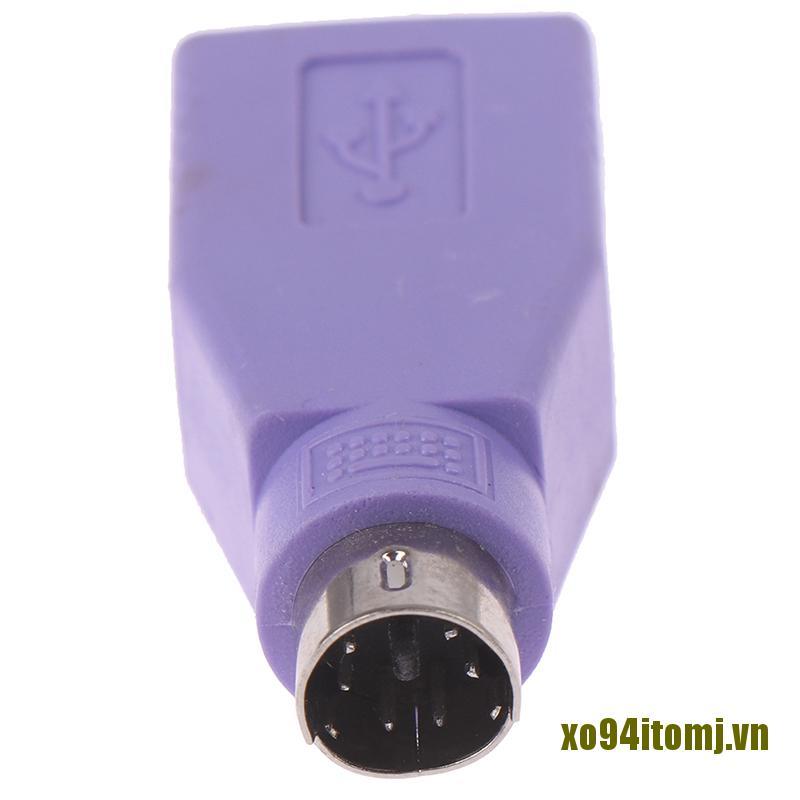 1 Bộ Chuyển Đổi Usb Female Sang Ps2 Ps / 2 Male