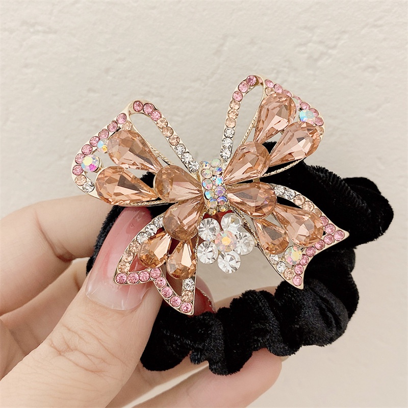 Dây Buộc Tóc Vải Nhung Cỡ Lớn Thời Trang Mùa Thu Xinh Xắn Cho Nữ