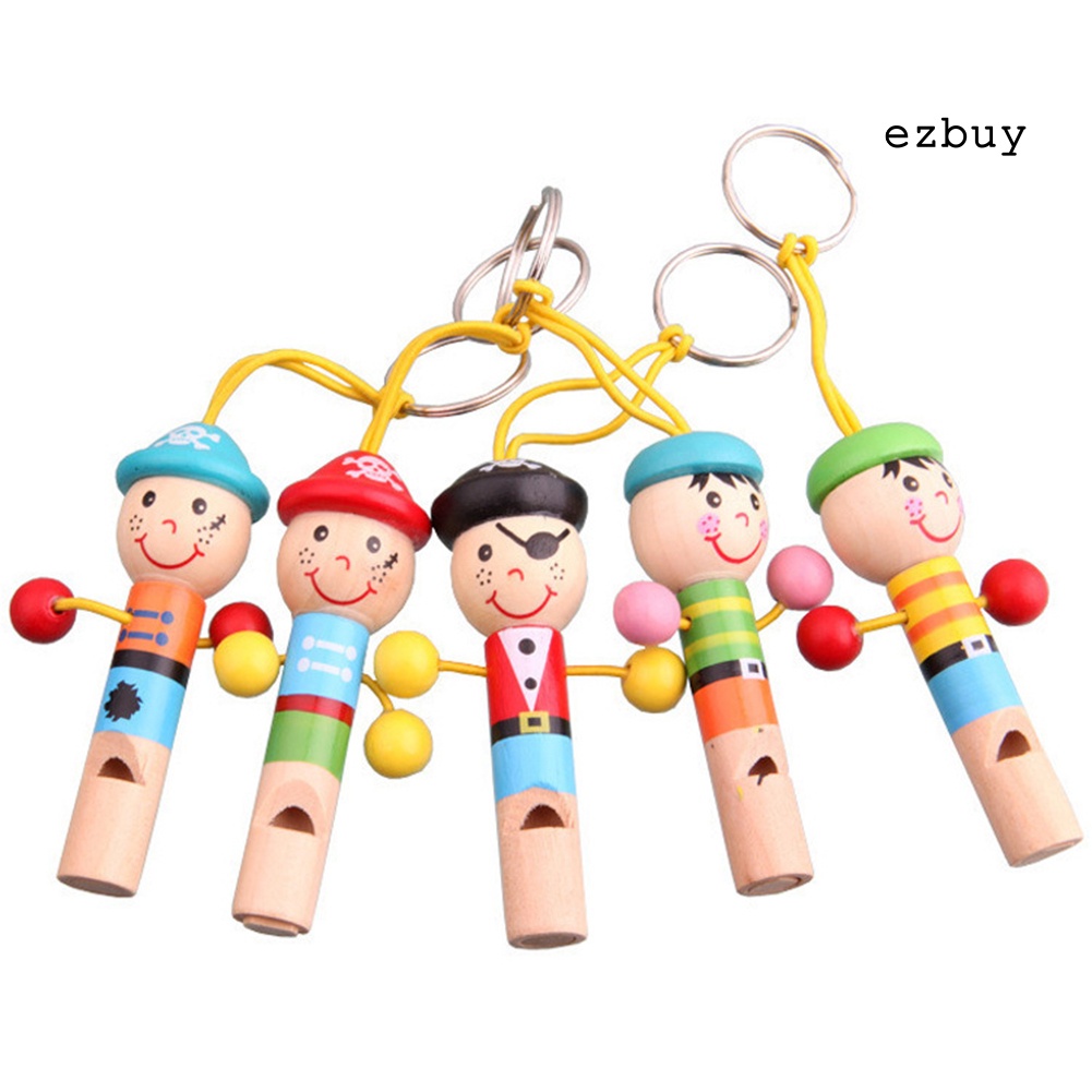 Còi Gỗ Hoạt Hình Xinh Xắn Cho Bé