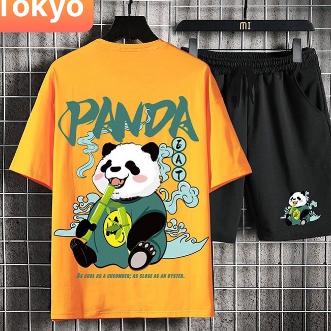ĐỒ BỘ THỂ THAO GẤU TRÚC PANDA SIÊU MỚI SANG CHẢNH, ĐỒ BỘ NAM, SET ĐỒ BỘ CHẤT VẢI XỊN SÒ- TOKYO FASHION
