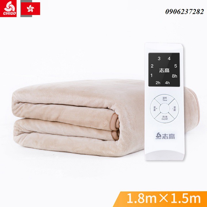 Chăn sưởi điện Chigo 2 vùng nóng độc lập_RE0305-RE0306