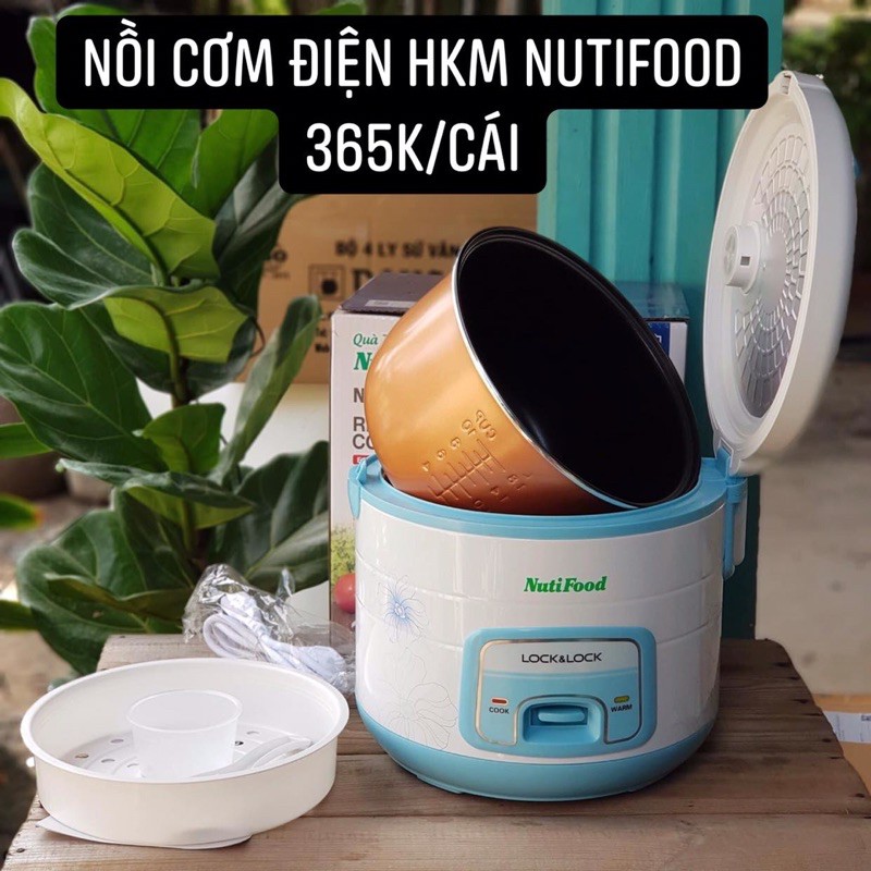 Nồi cơm điện LOCK LOCK 1.8L hàng KM NutiFood