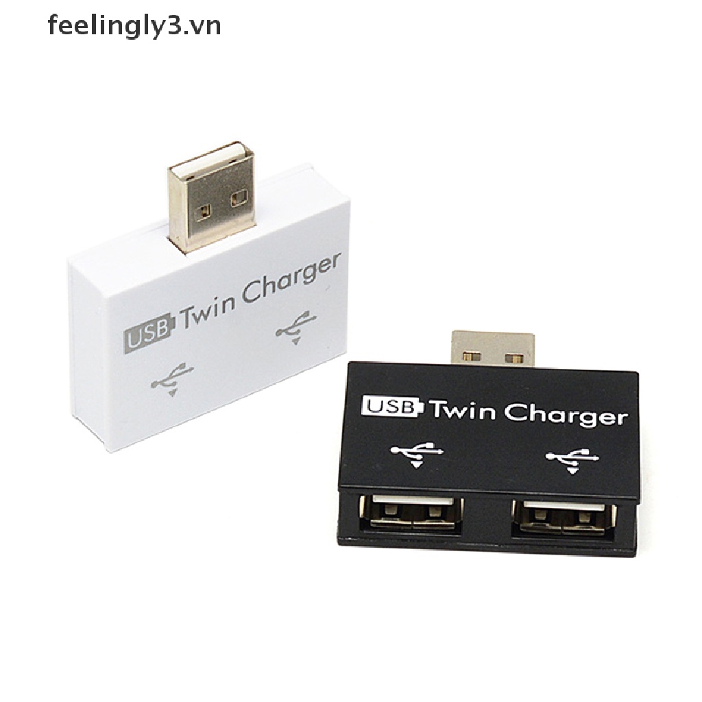 Bộ Chia 2 Cổng USB 2.0 Đầu Cắm Sang Hai Cổng USB Chuyên Dụng