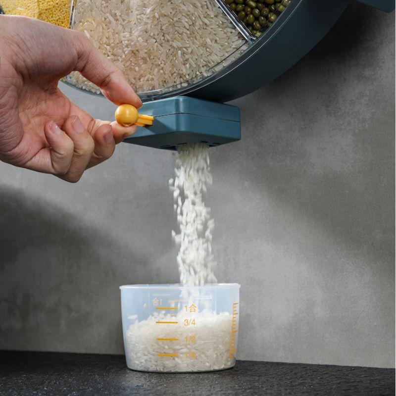 Hộp đựng ngủ cốc 6 ngăn hình cối xoay gió,,,,