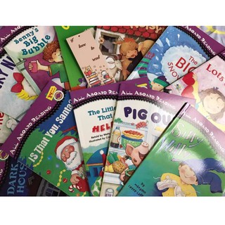 Bộ sách All Aboard Reading + 288 thẻ từ vựng