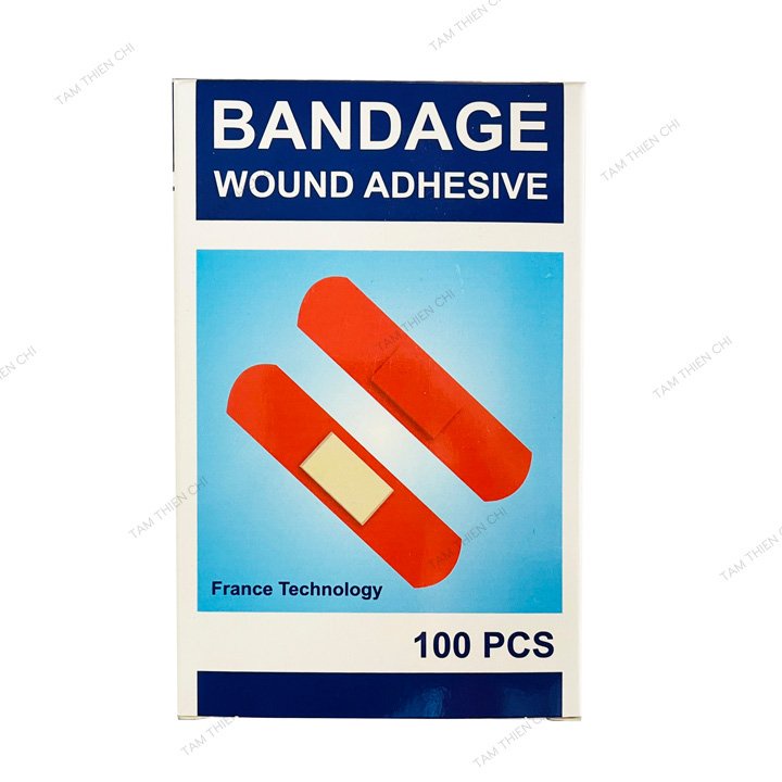 Băng keo cá nhân vải y tế Bandage Tâm Thiện Chí loại 100 miếng/hộp