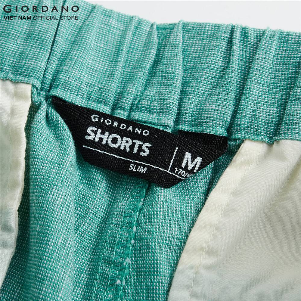 Quần Shorts Linen Nam Giordano 01100217