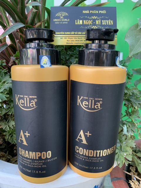 Bộ sản phẩm Kella phục hồi tóc hư