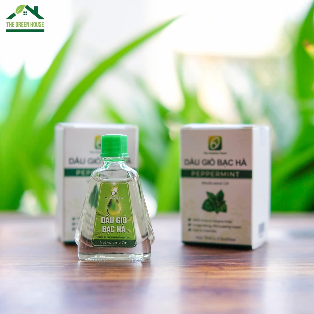Dầu Gió Bạc Hà Mát Dịu Thông Mũi Giảm Say Xe The Moshav Farm