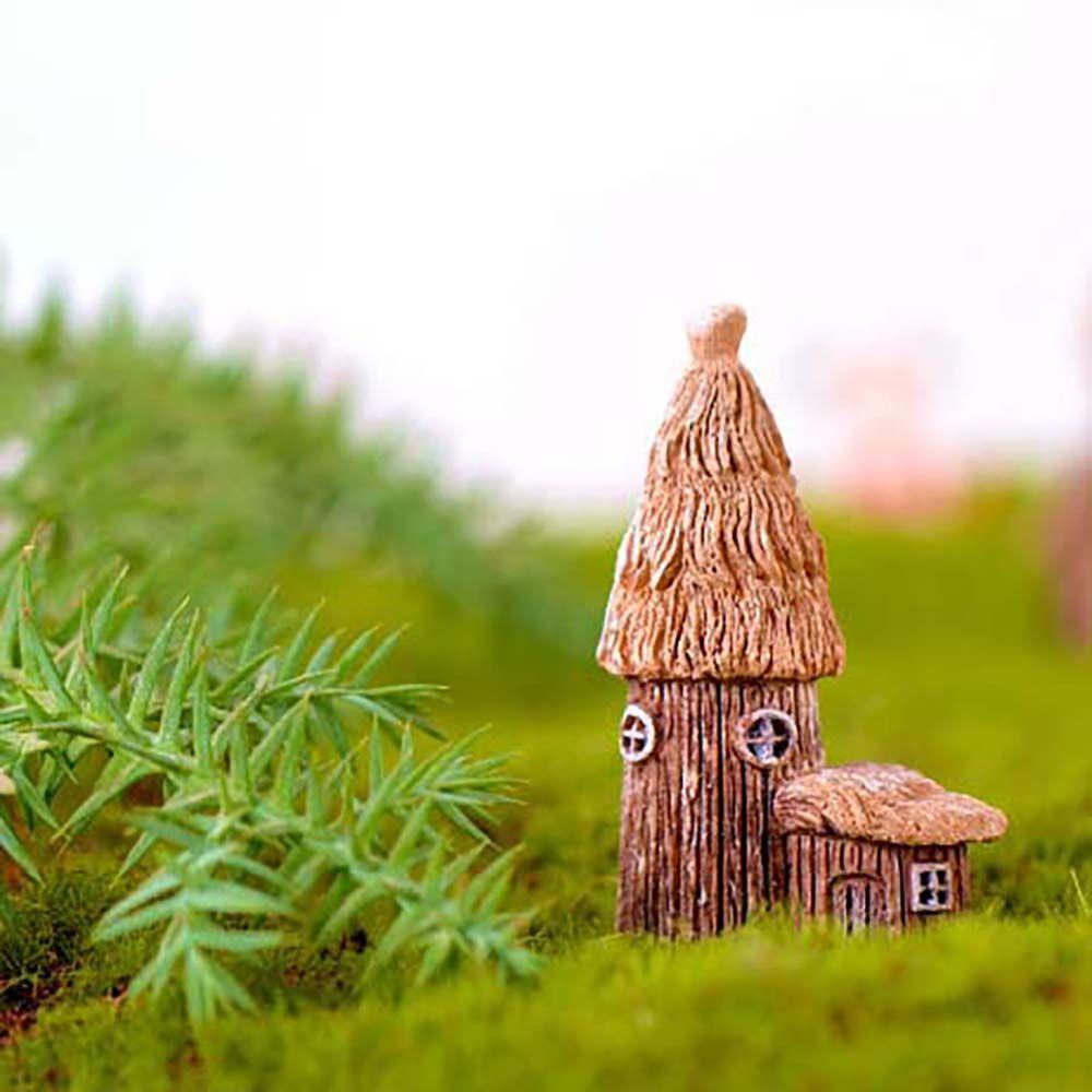 JARRED Mô Hình Lâu Đài Knickknacks Bằng Nhựa Resin Trang Trí Tiểu Cảnh DIY