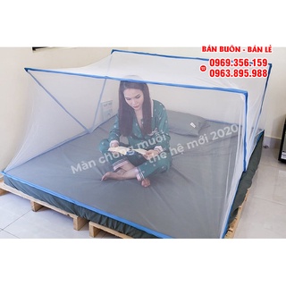 Màn xếp thông minh gâp gọn 1m.1.2m 1.4m 1.6 m 1.8 m 2x2.2m mùng chụp thông minh chống muỗi hàng việt nam chât lượng cao