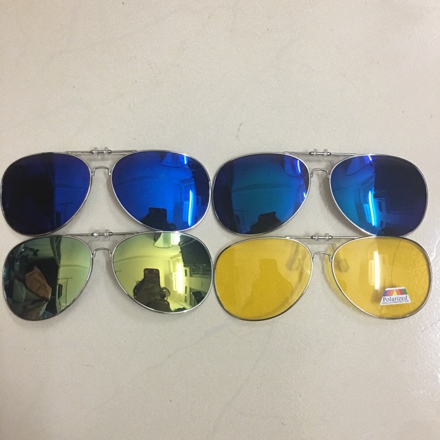 Kẹp kính râm viền kim loại + hộp bảo vệ (có video) | BigBuy360 - bigbuy360.vn