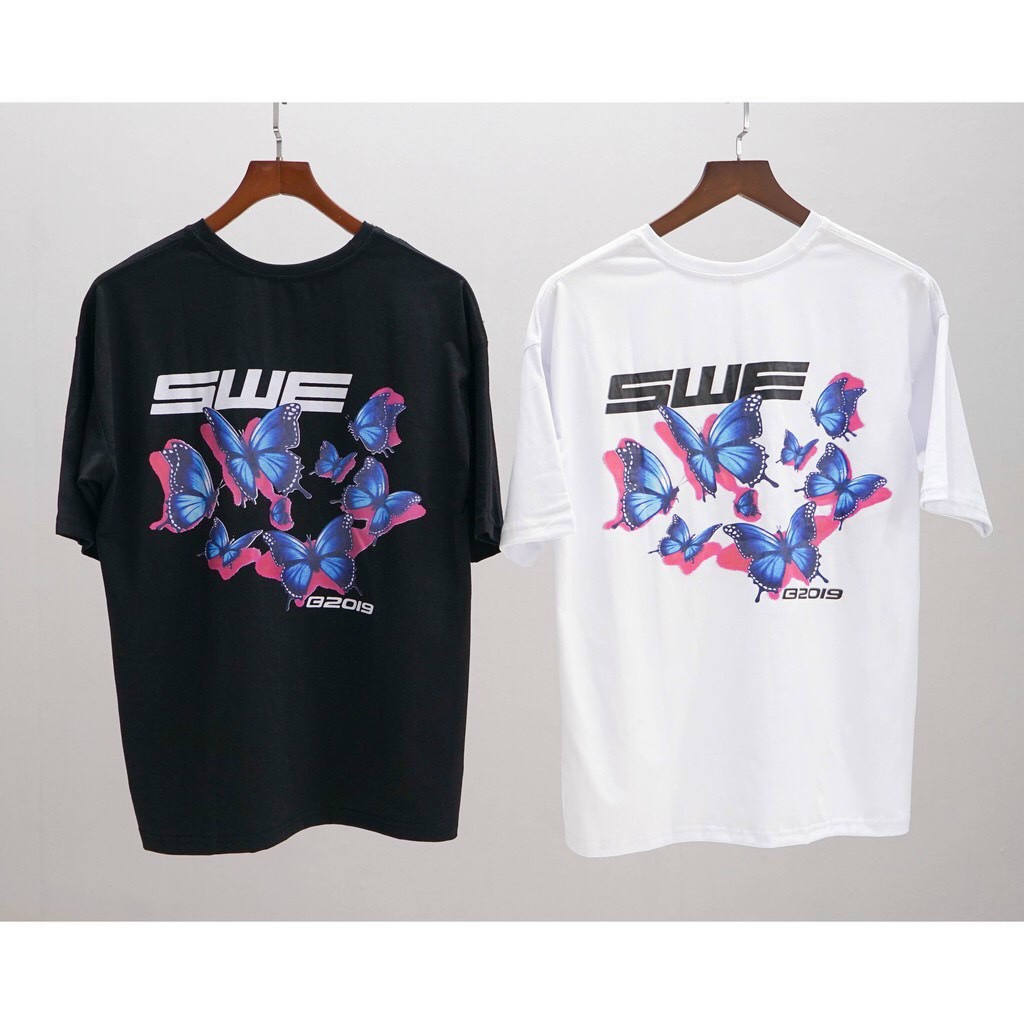 Áo thun Tay Lỡ SWE  form rộng Unisex nam nữ thời trang phong cách Ulzzang- AQ STORE