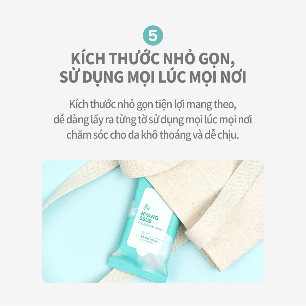 Khăn Giấy Ướt Tình Yêu Dành Cho Couple Hẹn hò HYANG SSUE Deo Perfume Tissue GomiMall