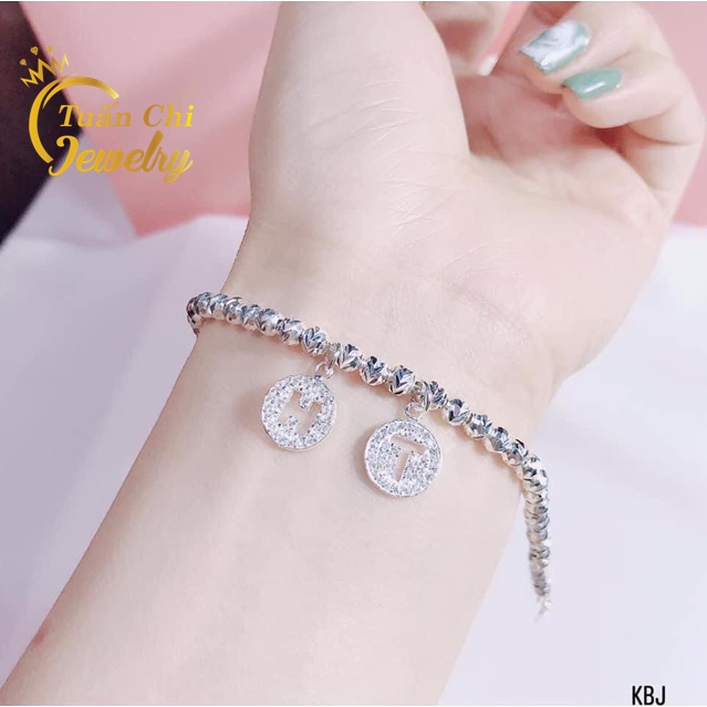 Lắc Tay Nữ- Vòng Tay Bi Bạc Dành Cho Nữ, Kèm Phụ Kiện Theo Tên Đẹp- Độc- Lạ