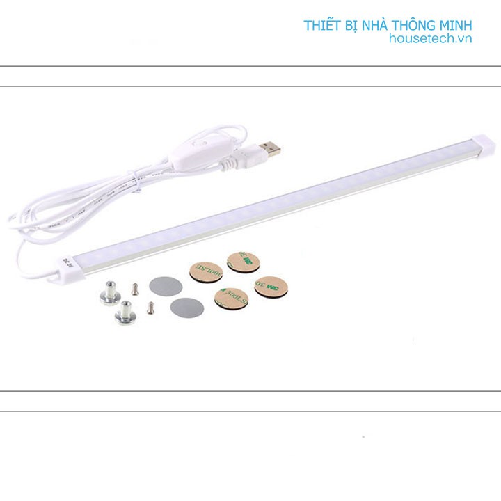 Đèn LED gắn tủ đa năng cổng USB