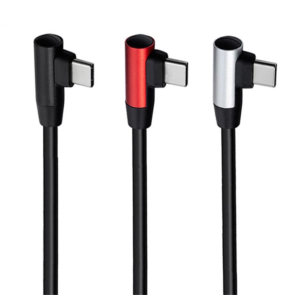 Dây cáp sạc nhanh 20V 3A 60W PC hai đầu cắm type C 0.2m 0.5m 1m 2m 90 độ cho điện thoại