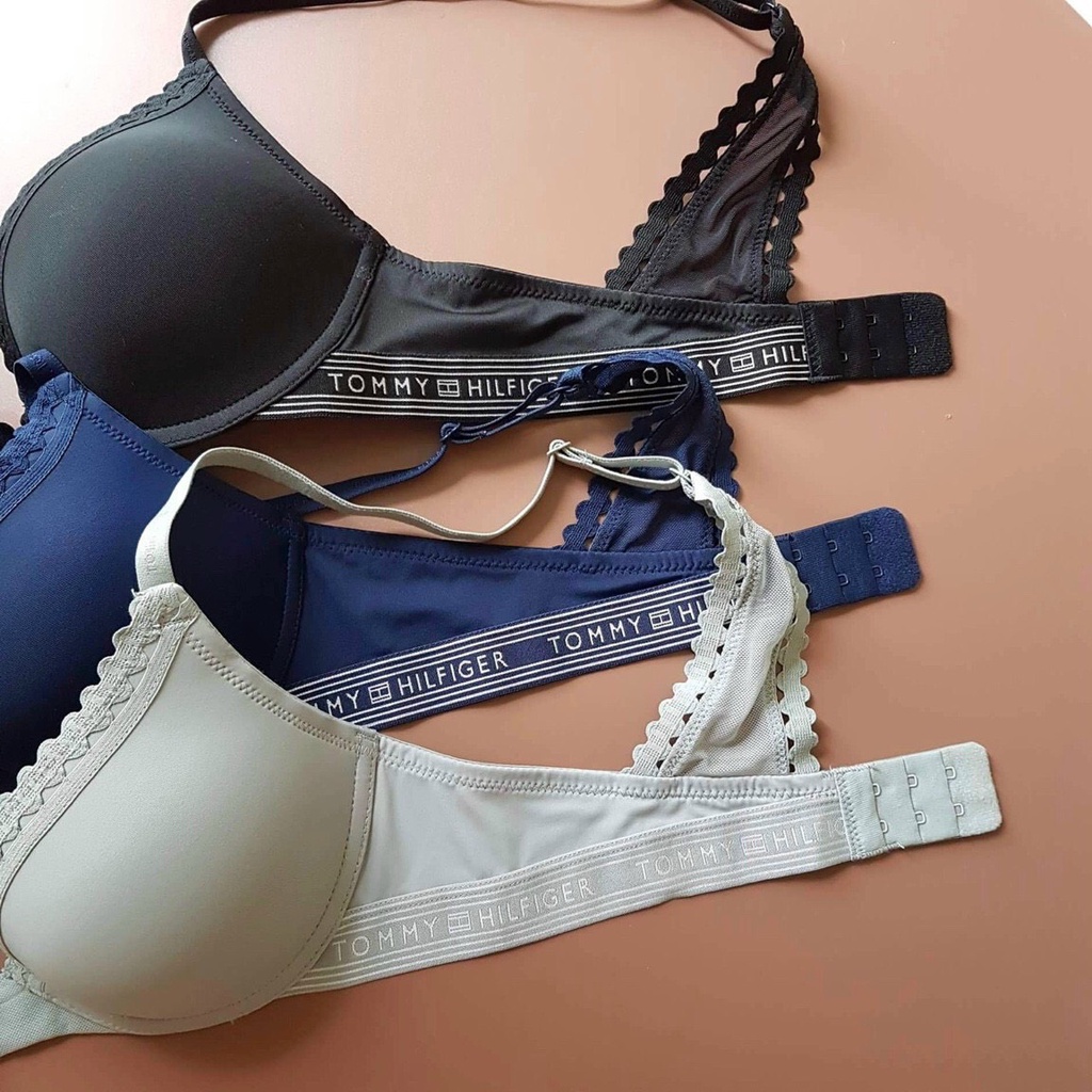 Bộ đồ lót Embra Tommy xuất xịn mới áo có đệm mỏng quần cotton kháng khuẩn EBB63