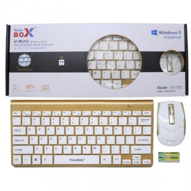 Bàn Phím Vi Tính Không Dây TeleBox TS-700