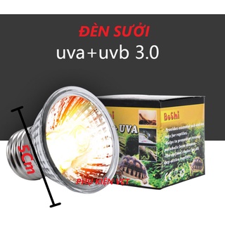 1 CÁI ĐÈN SƯỞI UVA UVB 3.0 DÙNG ĐỂ SƯỞI ẤM CHO BÒ SÁT, RÙA, CHIM, VẸT