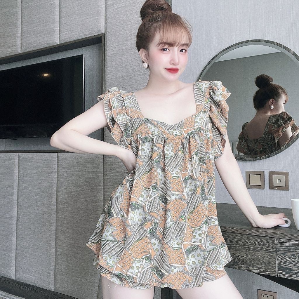 Đồ Ngủ Nữ BIGSIZE Đồ Ngủ Sexy lụa Mango cao cấp mềm mại xinh xắn &lt; 80KG