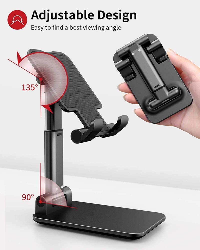 Giá đỡ điện thoại bằng kim loại có thể gập lại mới cho iPhone iPad Xiaomi huawei