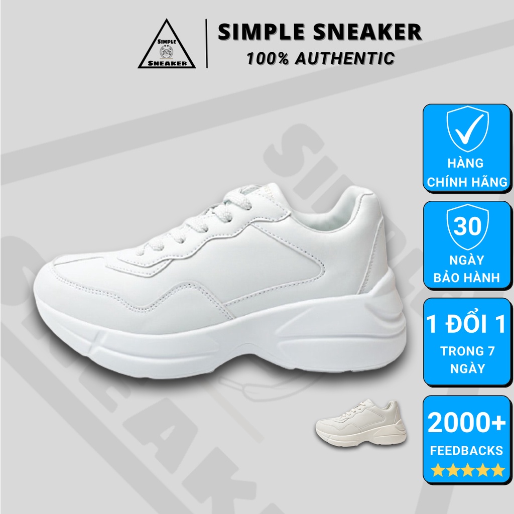 Giày Domba Flare TrắngFREESHIPDomba Flare All White Chính Hãng - Giày Domba Hàn Quốc Chuẩn DOMBA KOREA- Simple Sneaker