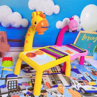 SIÊU HOT - GIAO HỎA TỐC: BÀN MÁY CHIẾU TẬP VẼ CÓ NHẠC CHO BÉ