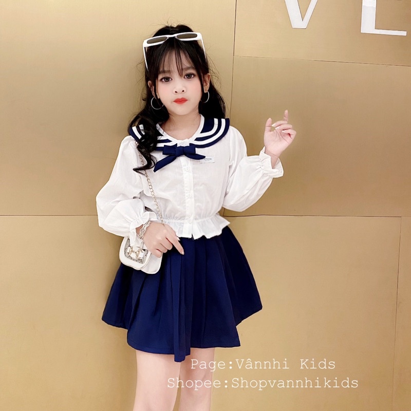 SET SƠMI NƠ TIỂU THƯ ĐI HỌC 16kg-40kg