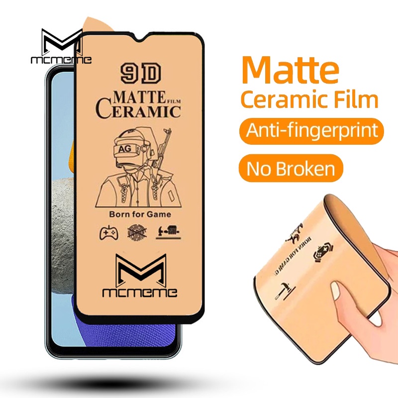 Samsung Galaxy M14 M34 M33 M23 M53 M22 M32 M12 M52 M02 5G Kính cường lực chống vân tay AG gốm sứ trò chơi