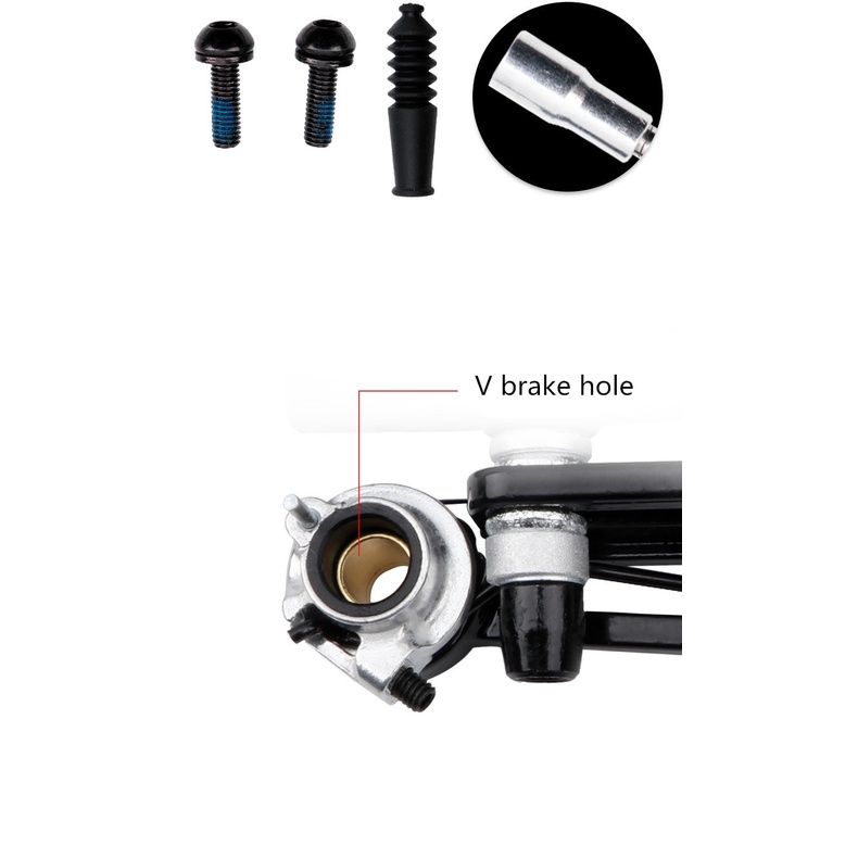 Giá đỡ phanh đĩa LITEPRO chữ V thông minh V2 412 14/ 16 inch 406/ 451 SP8 110mm hợp kim nhôm