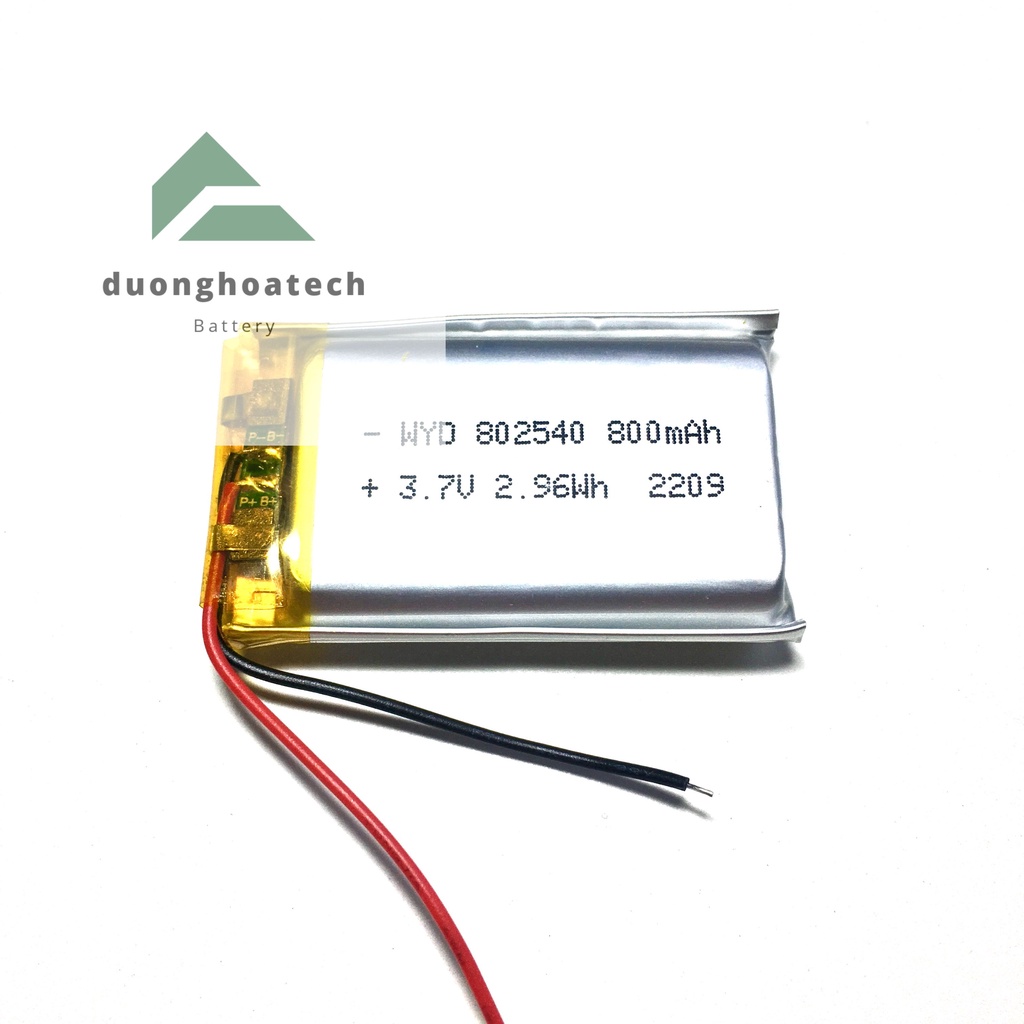 Pin Lipo Lithium Polymer 3.7V Dung Lượng Từ 35mAh-10000mAh Dùng Cho Tai Nghe Bluetooth Và Thiết Bị Điện Tử