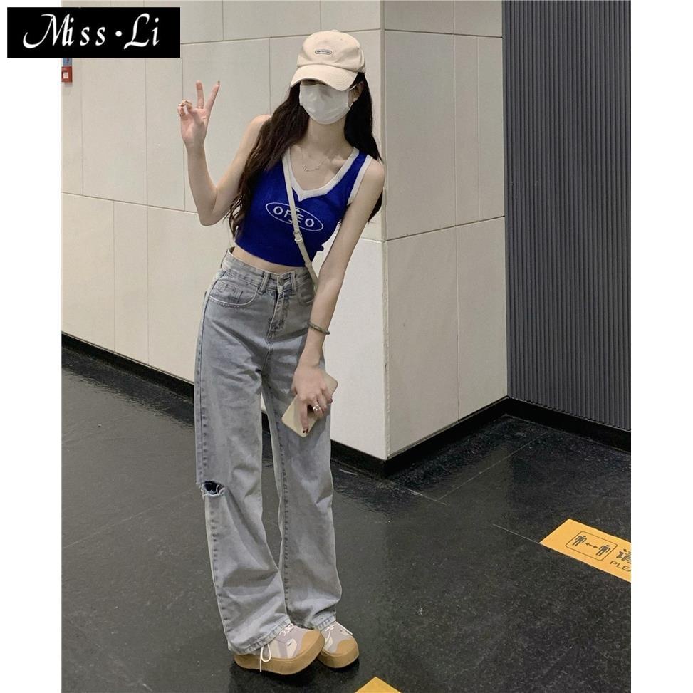 Hàng Có Sẵn Bán Chạy~Áo Hai Dây Dáng Ngắn In Chữ Phong Cách Mỹ Retro Ngọt Ngào Thời Trang Mùa Xuân Dành Cho Bạn Nữ 2022