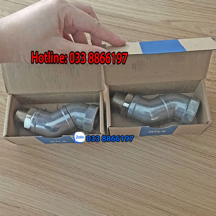Khớp xoay kép phi 27 chuyên dùng trong xăng dầu