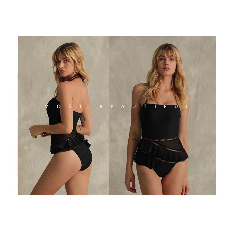 [BKN968] &lt;HÀN&gt; BODYSUIT ĐEN BÈO EO CAO CẤP KIỂU HÀN (FORM NHỎ)