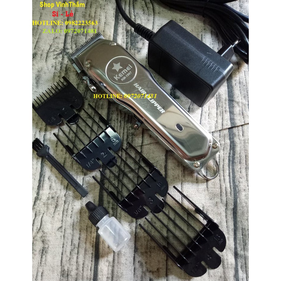 Tông đơ cắt cao cấp cắt tóc chuyên nghiệp Kemei km1997