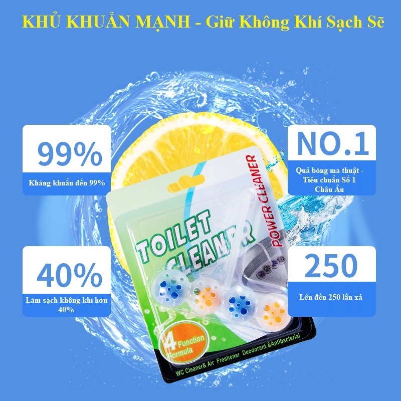 Viên treo bồn cầu khử mùi hôi diệt khuẩn giúp làm sạch không khí