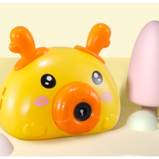 [Hàng mới về] Đồ chơi Máy ảnh thổi Bong bóng - Máy ảnh tạo bong bóng có Đèn nhạc