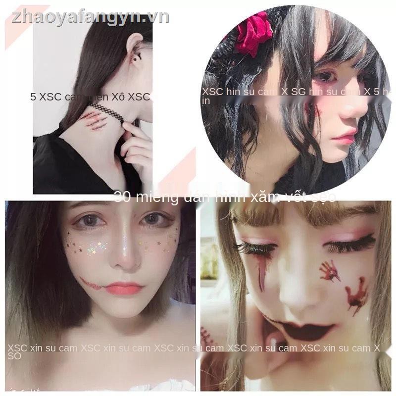 Hình xăm dán vết thương hóa trang cho Halloween