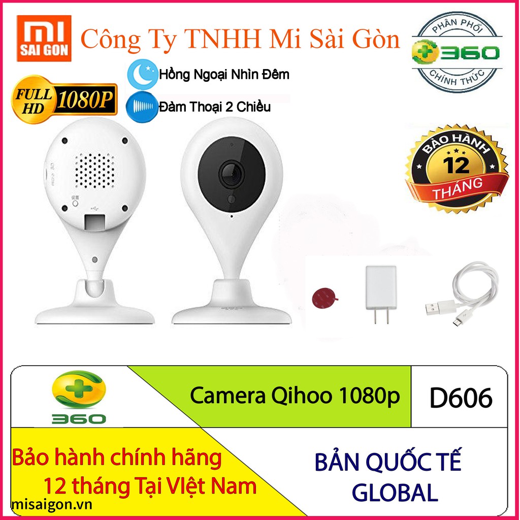 [BẢN QUỐC TẾ] Camera quan sát Qihoo AC1C PRO 1296P/ P4 PRO 2K Hồng ngoại - Chính Hãng