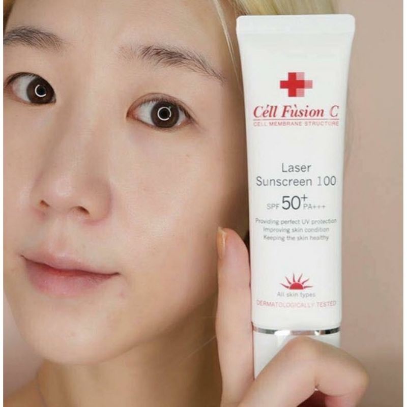 ✨𝙁𝙧𝙚𝙚𝙨𝙝𝙞𝙥✨Kem Chống Nắng Cell Fusion C Laser Sunscreen 100 SPF50+/PA+++ 50ml