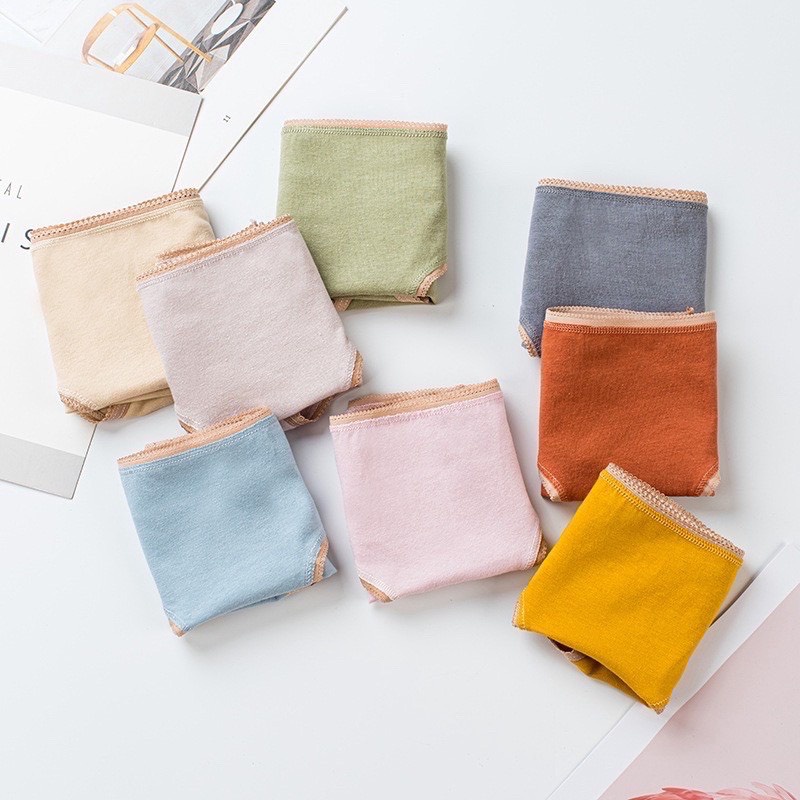 Quần Lót Nữ Quần Lót Cotton Sợi Bông Đa Sắc Cao Cấp Kháng Khuẩn