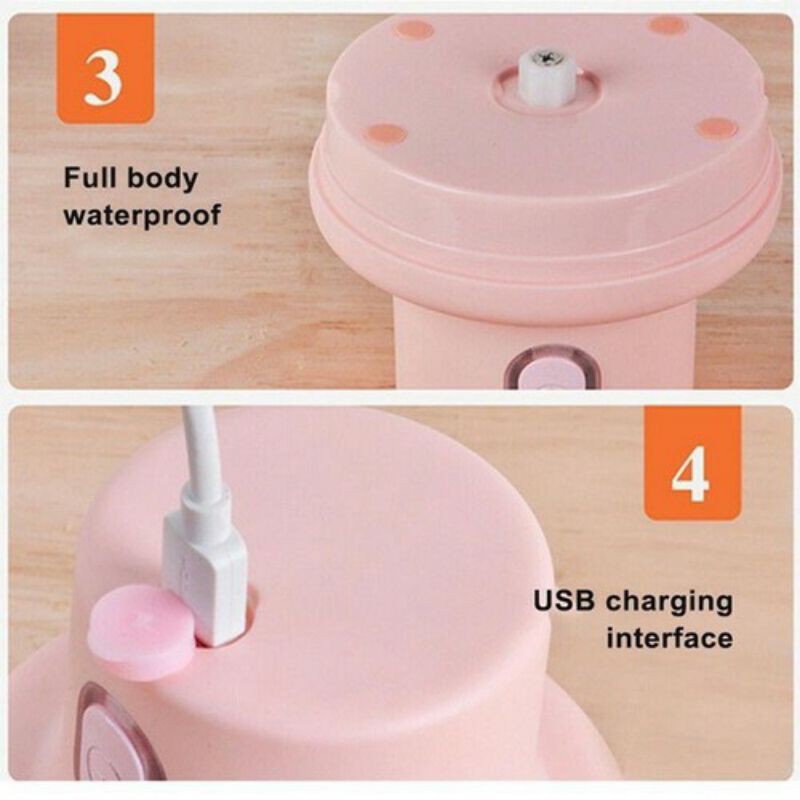 Máy Xay Tỏi Ớt Cầm Tay Mini  Bằng Điện Tiện Dụng - Máy Xay Đa Năng 250 Ml Có Cổng Sạc Usb