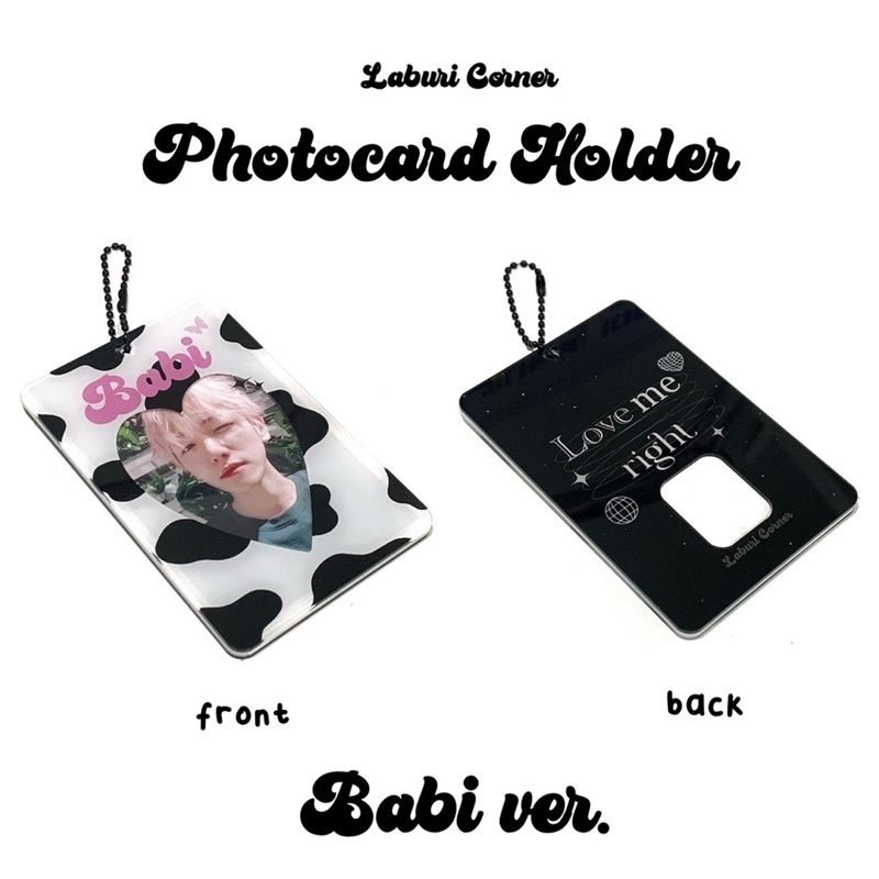 PHOTOCARD HOLDER ĐỰNG BẢO VỆ CARD CHẤT LIỆU ACRYLIC 💖 THẺ BẢO VỆ CARD