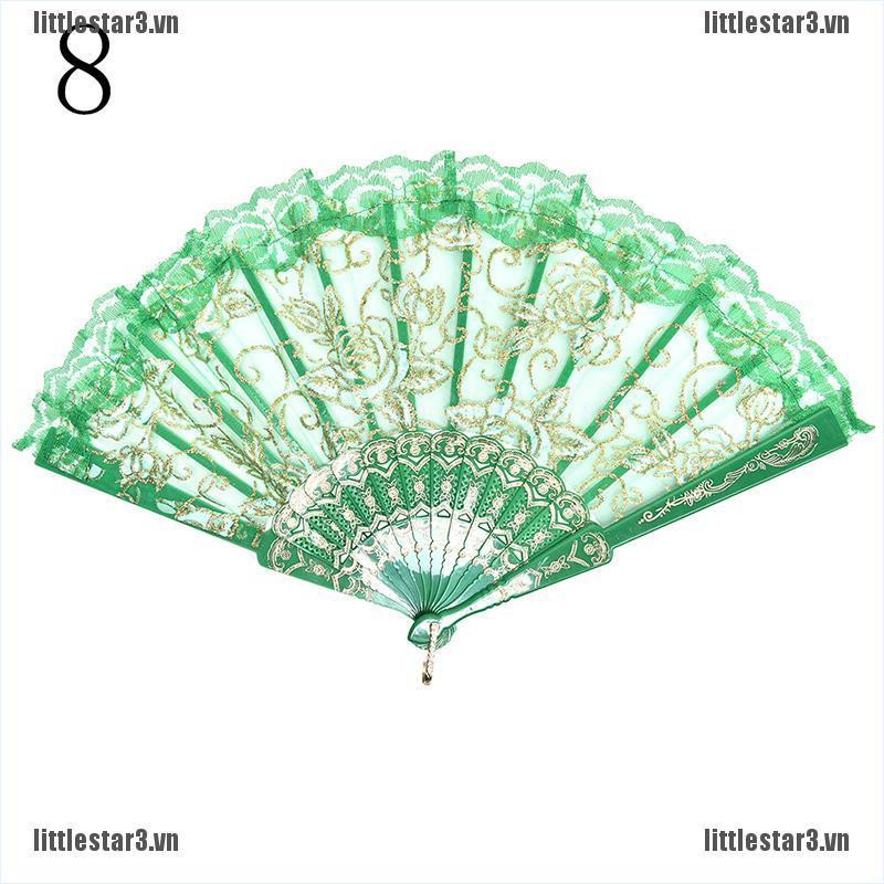 Quạt gấp ren Trung Quốc