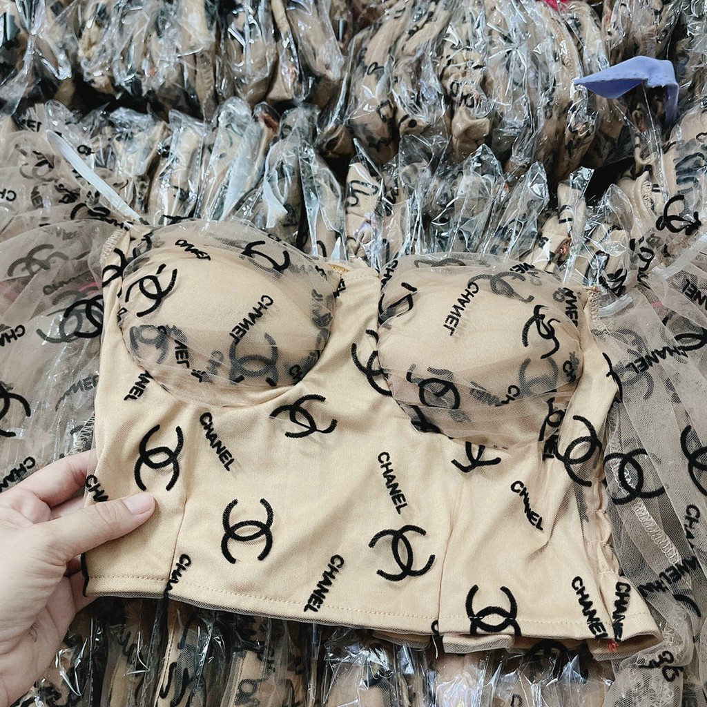 Áo Mod Ngực𝑭𝑹𝑬𝑬𝑺𝑯𝑰𝑷Áo Mod Ngực Hoa Văn Phối Lưới ,LY STORE
