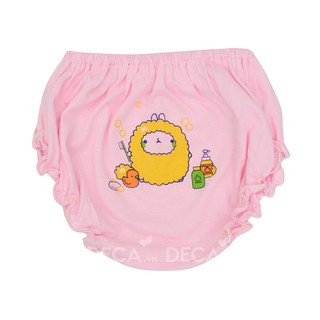 Quần sịp bèo màu in bé gái